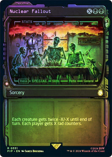 Nuclear Fallout (pip) (331) / Showcase Foil