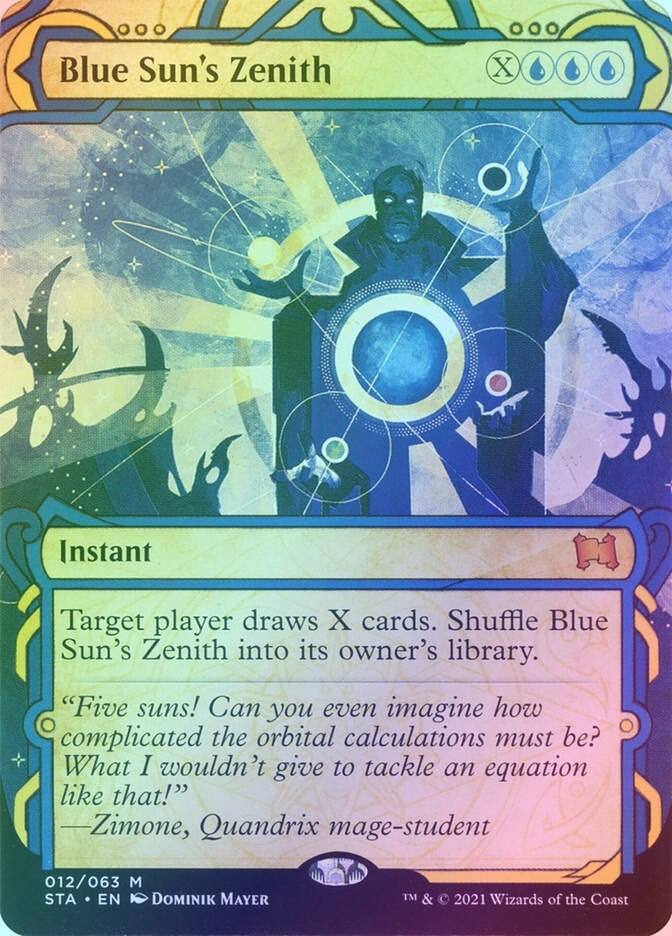 Blue Sun's Zenith (STA) (12) / Borderless / Showcase / Foil