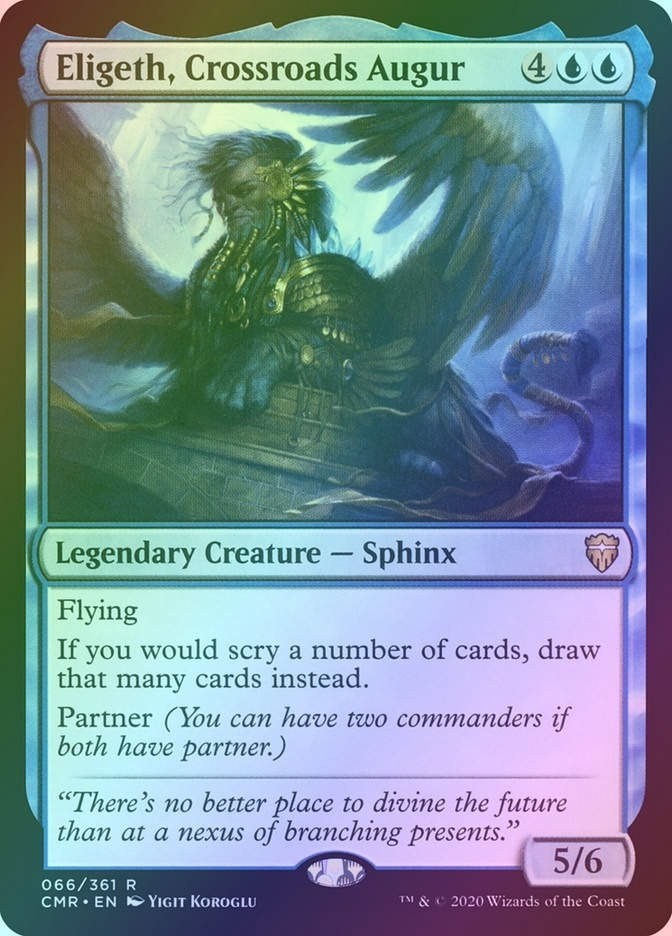 Eligeth, Crossroads Augur (CMR) (66) / Foil