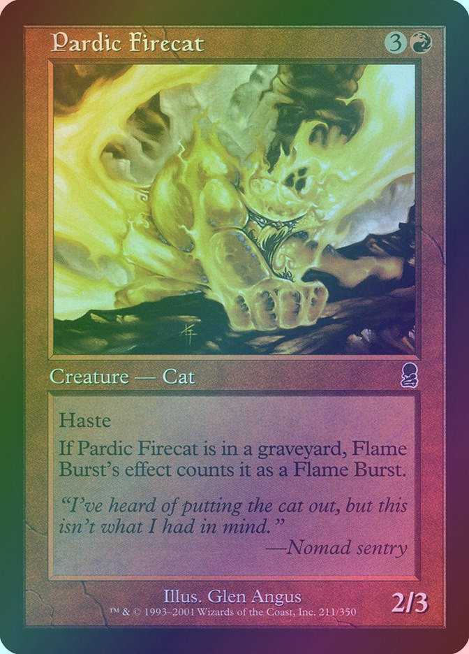 Pardic Firecat (ODY) (211) / Foil