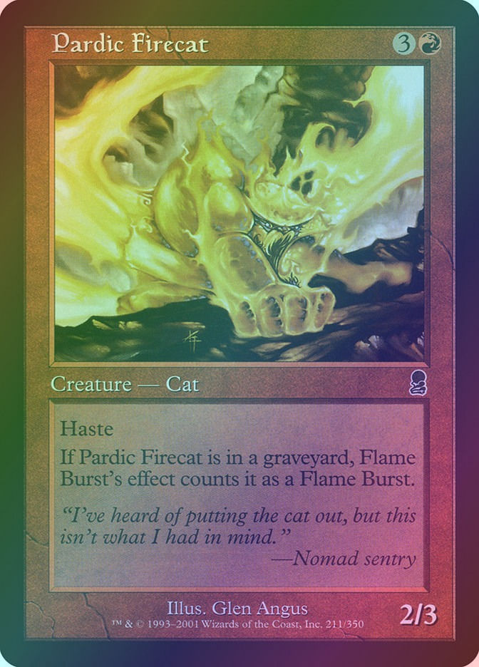 Pardic Firecat (ODY) (211) / Foil