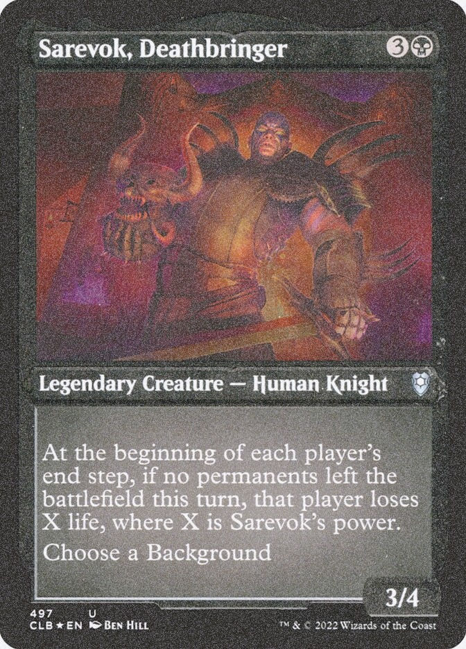 Sarevok, Deathbringer (CLB) (497) / Foil Etched