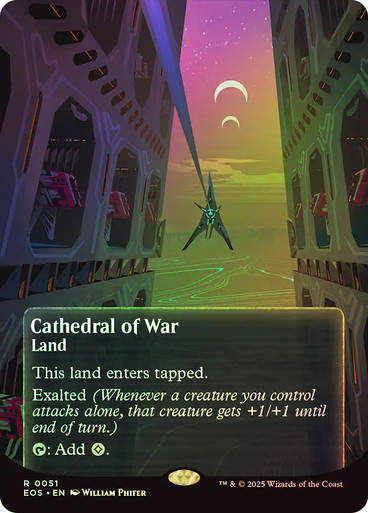 Cathedral of War (EOS) (51) / Borderless / Foil