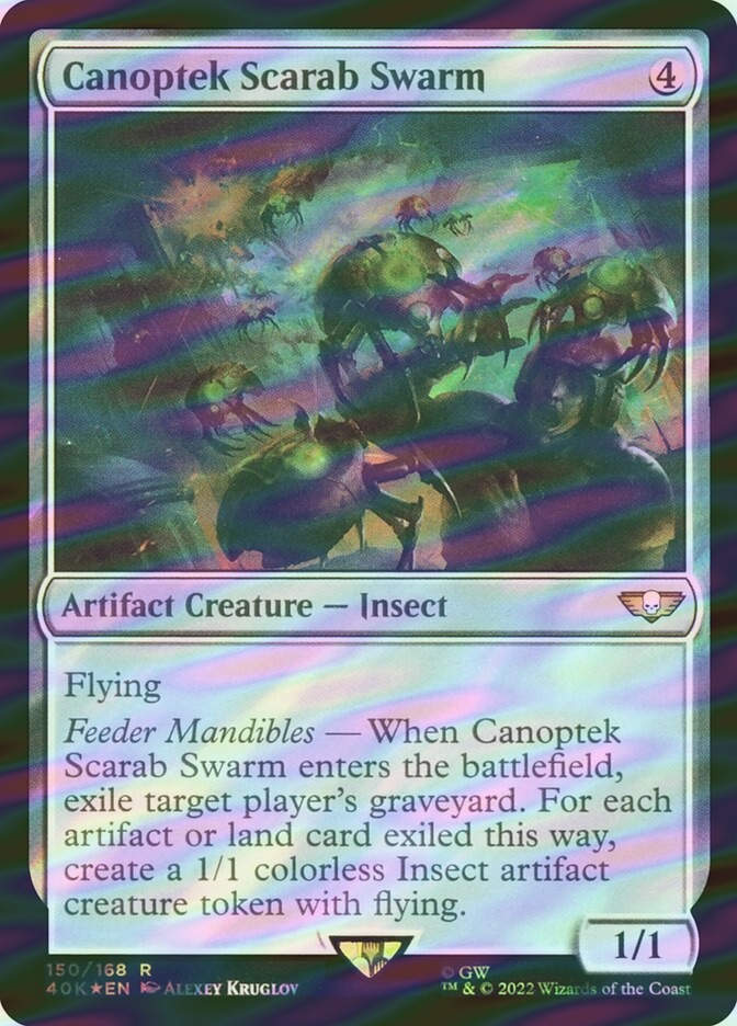 Canoptek Scarab Swarm (40K) (150★) / Surge Foil