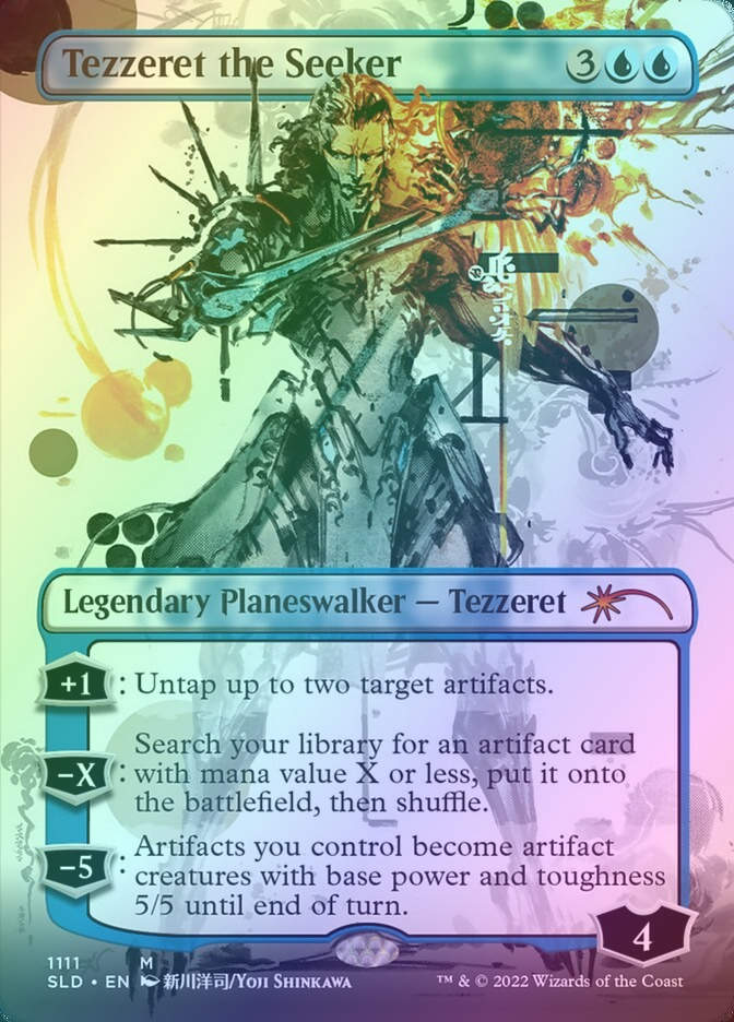 Tezzeret the Seeker (SLD) (1111) / Borderless / Foil