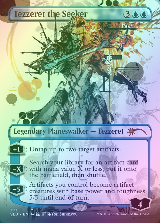 Tezzeret the Seeker (SLD) (1111) / Borderless / Foil