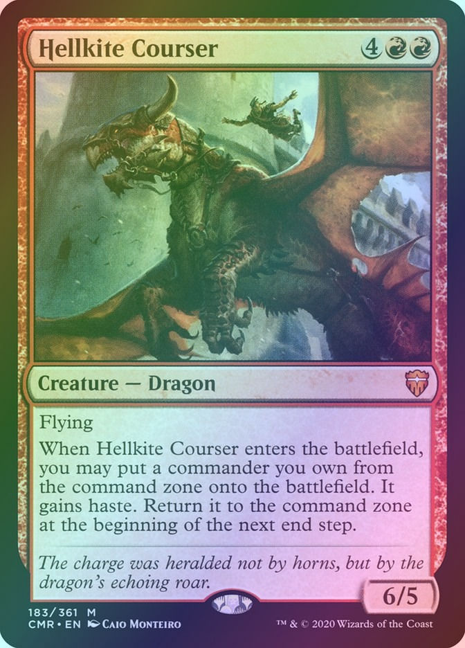 Hellkite Courser (CMR) (183) / Foil