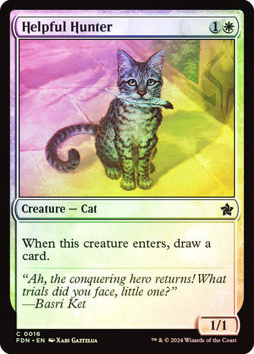 Helpful Hunter (FDN) (16) / Foil