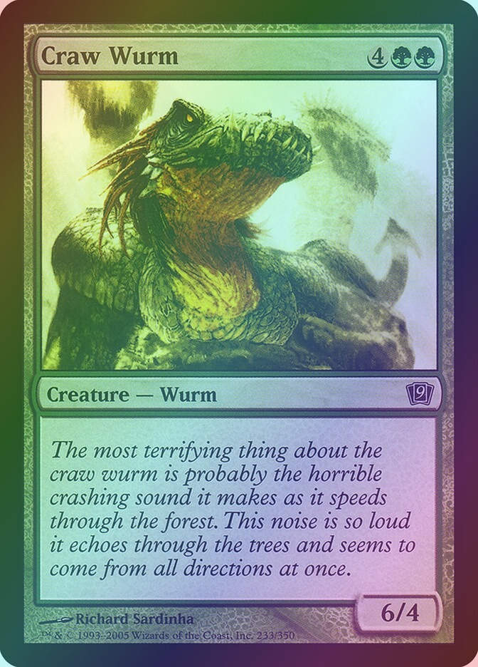 Craw Wurm (9ED) (233★) / Foil