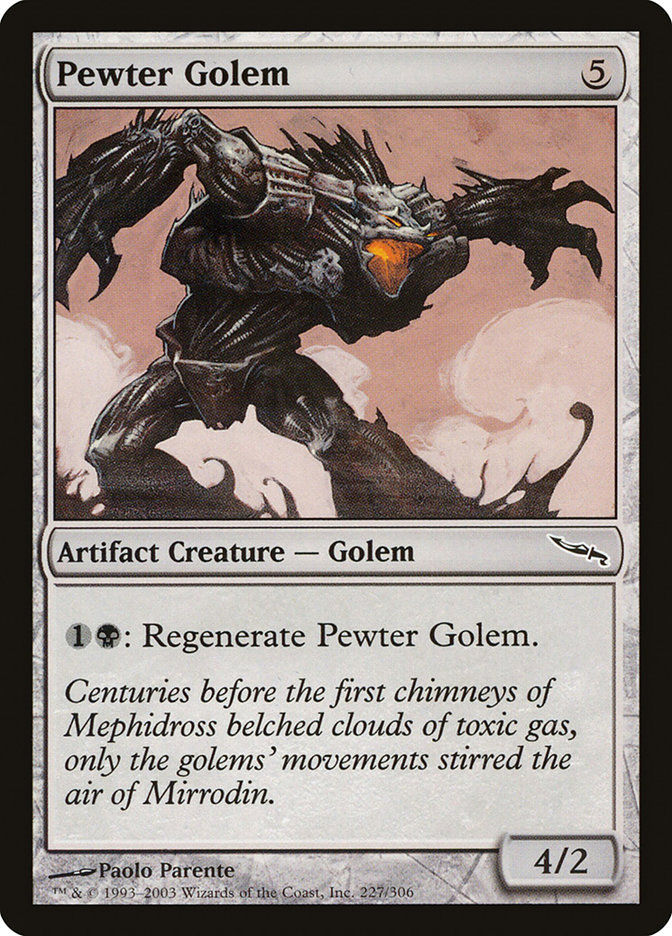 Pewter Golem (MRD) (227)