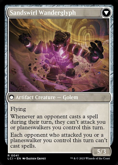 Unstable Glyphbridge // Sandswirl Wanderglyph (lci) — cara 2 de 2
