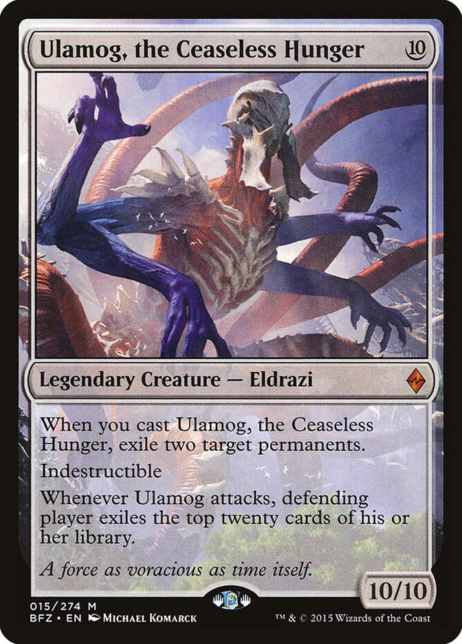 Ulamog, the Ceaseless Hunger (BFZ) (15)
