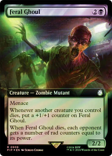 Feral Ghoul (pip) (909) / Extended Surge Foil