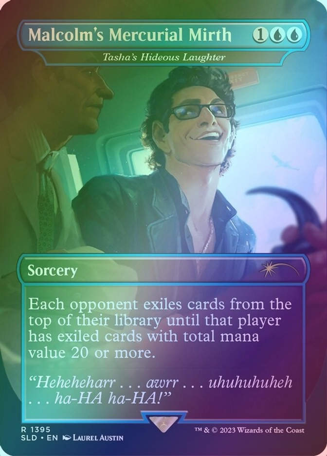 Tasha's Hideous Laughter (SLD) (1395★) / Borderless / Rainbow Foil