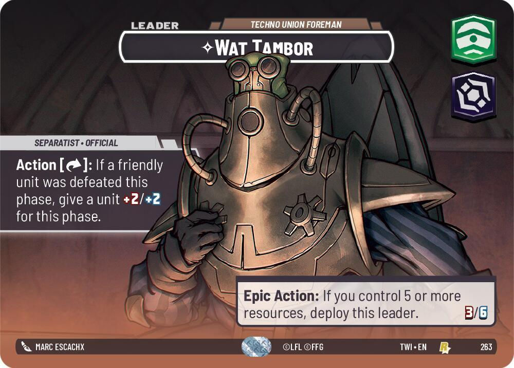 Wat Tambor - Techno Union Foreman (Showcase) (TWI) (263) / Foil
