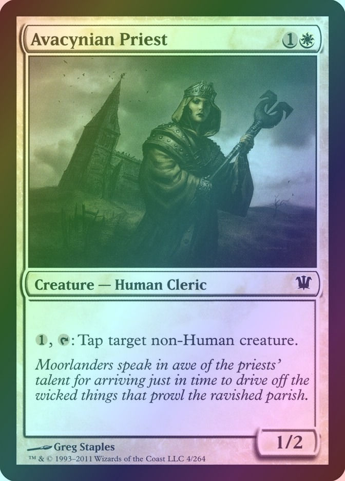 Avacynian Priest (ISD) (4) / Foil