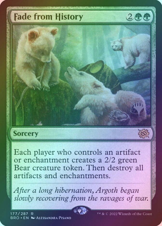 Fade from History (PBRO) (177p) / Foil