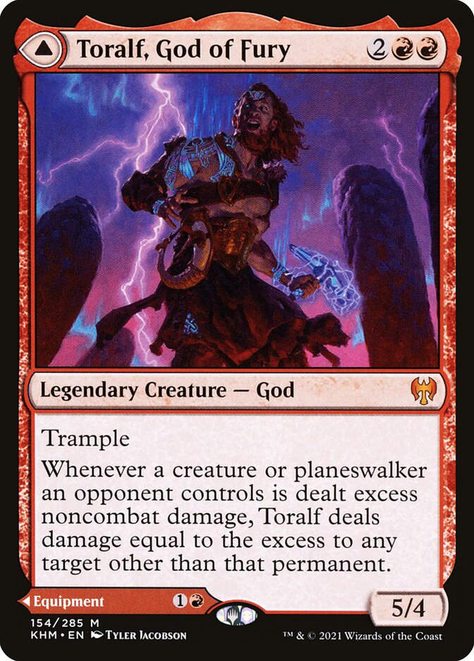 Toralf, God of Fury // Toralf's Hammer (KHM) (154)