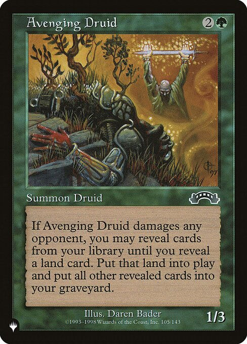 Avenging Druid (PLST) (EXO-105)