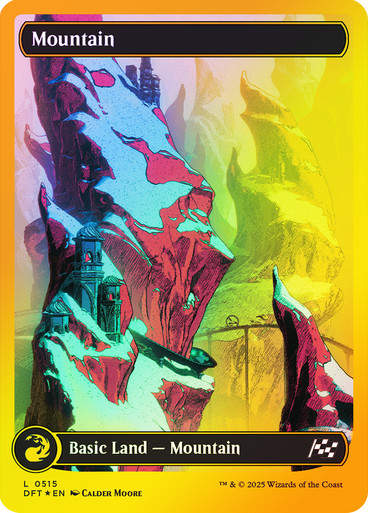 Mountain (DFT) (515) / First Place Foil