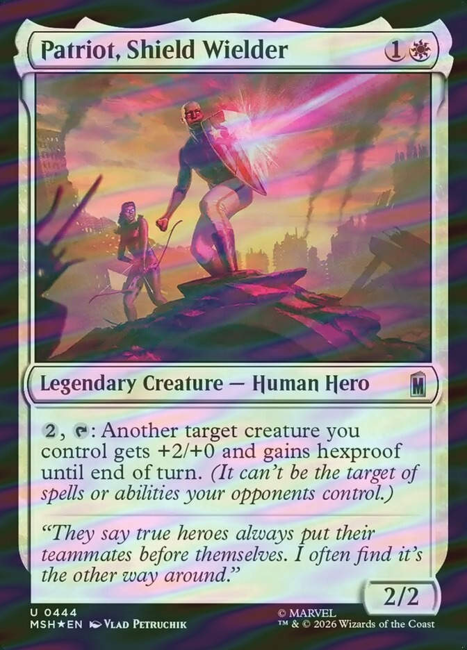 Patriot, Shield Wielder (MSH) (444) / Surge Foil