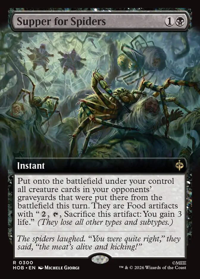 Supper for Spiders (HOB) (300) / Extended Art