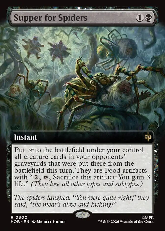 Supper for Spiders (HOB) (300) / Extended Art