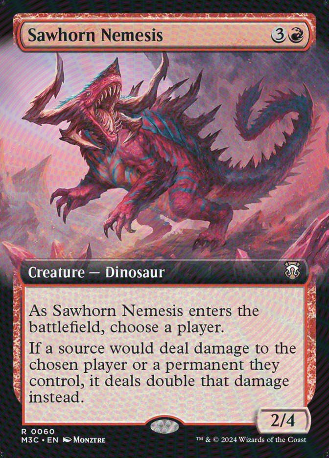 Sawhorn Nemesis (M3C) (60) / Extended Art / Ripple Foil