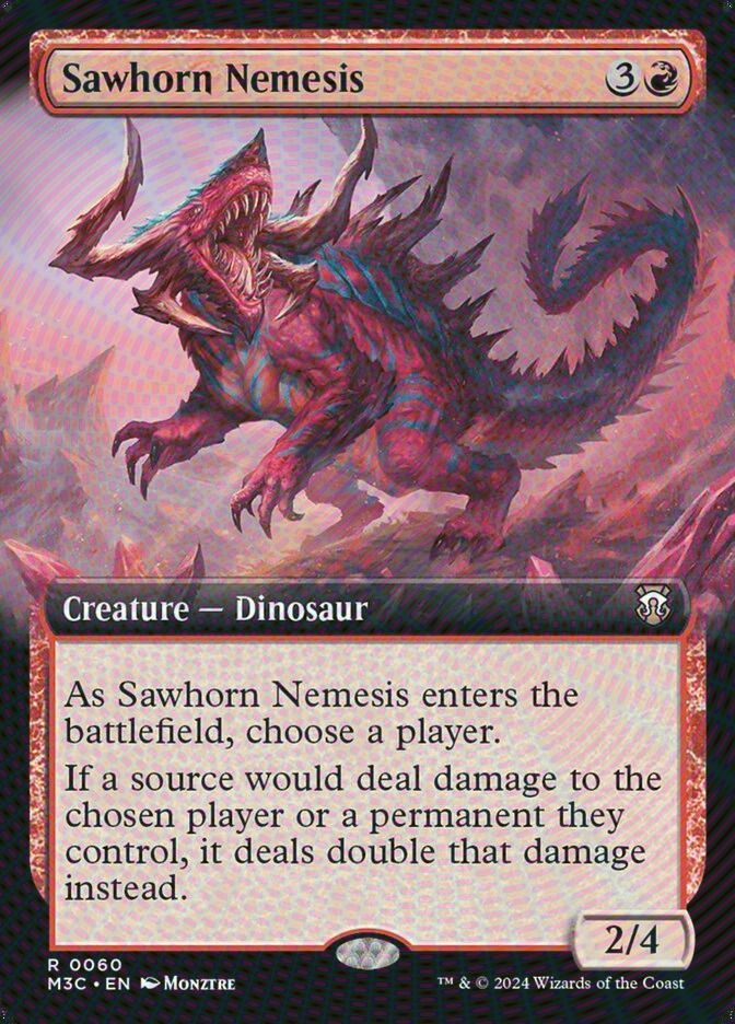 Sawhorn Nemesis (M3C) (60) / Extended Art / Ripple Foil