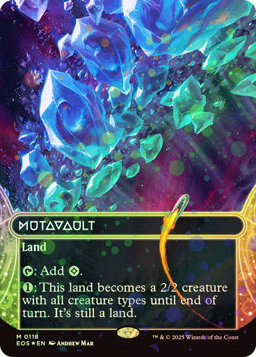 Mutavault (EOS) (118) / Borderless Galaxy Foil