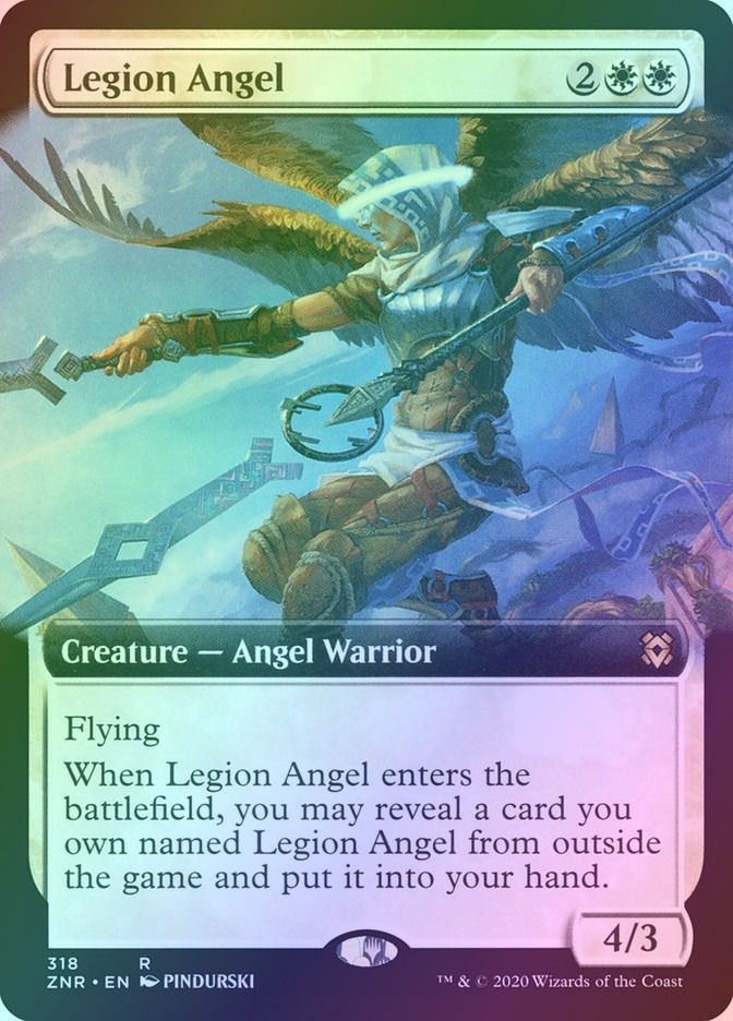 Legion Angel (ZNR) (318) / Extended Art / Foil