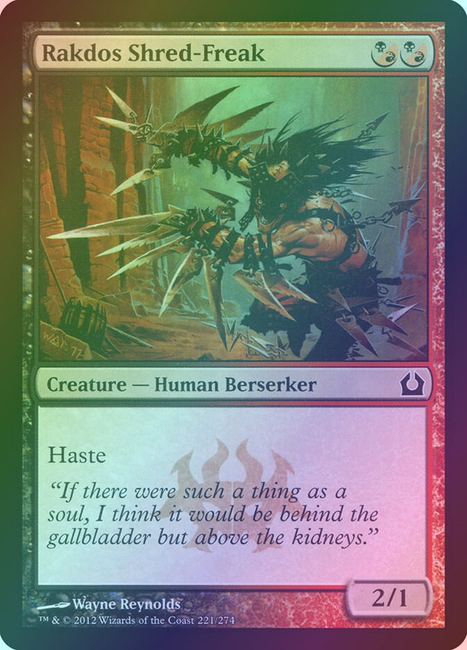 Rakdos Shred-Freak (RTR) (221) / Foil