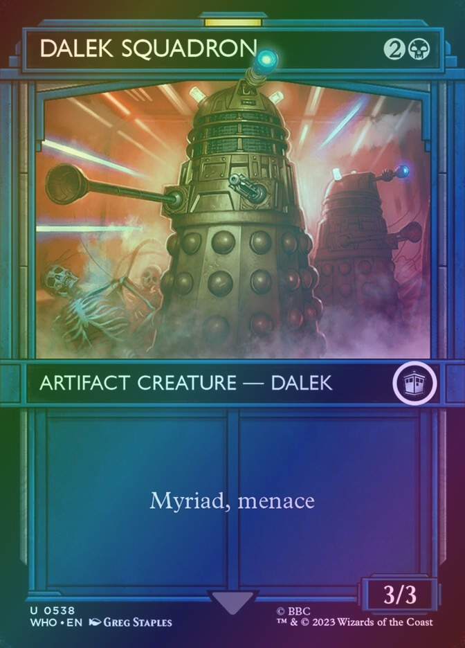 Dalek Squadron (WHO) (538) / Borderless / Showcase / Foil