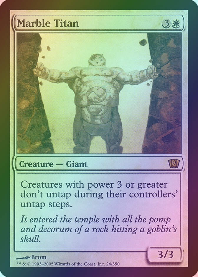 Marble Titan (9ED) (26★) / Foil