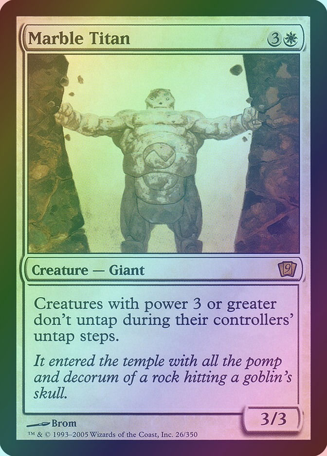 Marble Titan (9ED) (26★) / Foil