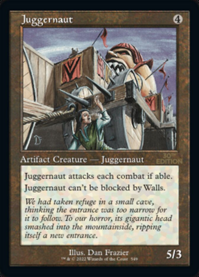 Juggernaut (30a) / Retro Frame
