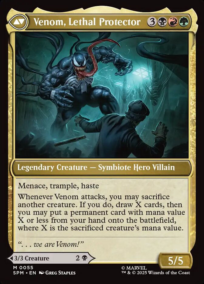 Eddie Brock // Venom, Lethal Protector (SPM) (55) — cara 2 de 2