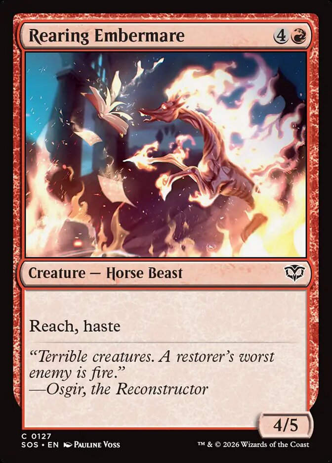 Rearing Embermare (SOS) (127)