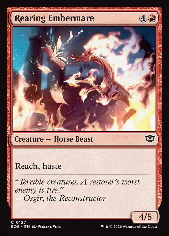 Rearing Embermare (SOS) (127)