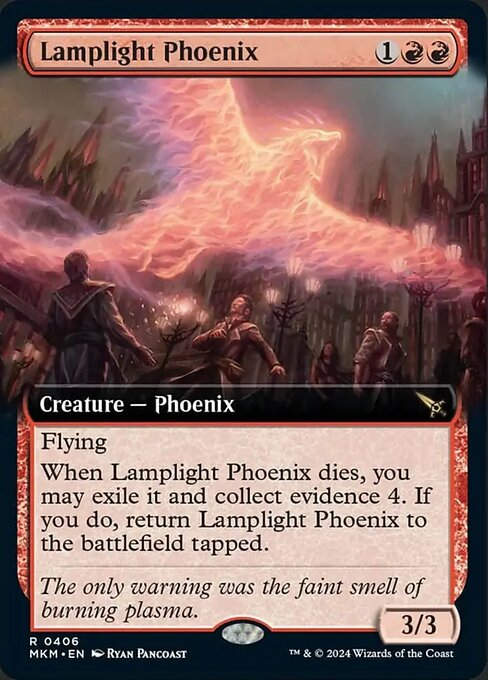 Lamplight Phoenix (mkm) (406) / Extended Art
