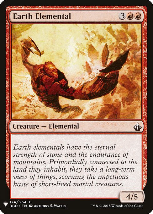 Earth Elemental (PLST) (BBD-174)