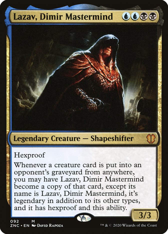 Lazav, Dimir Mastermind (ZNC) (92)