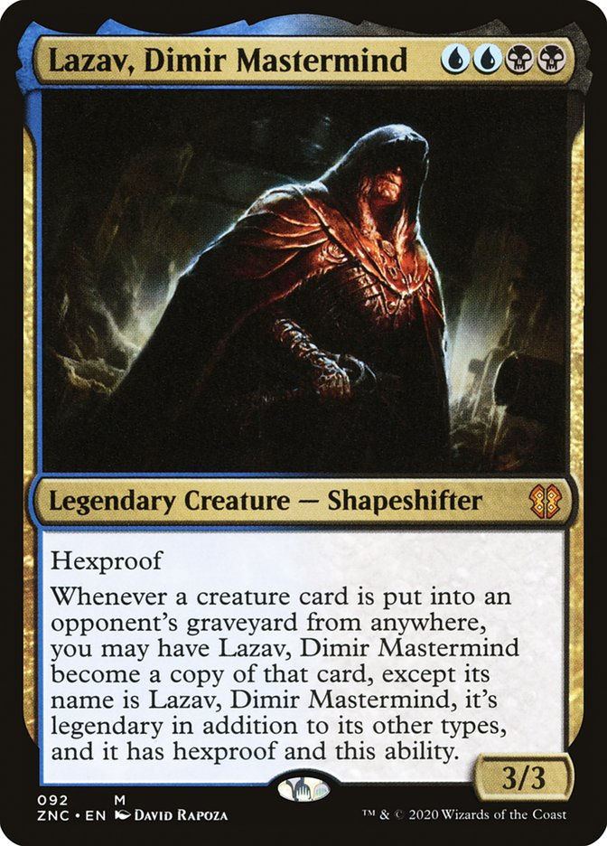 Lazav, Dimir Mastermind (ZNC) (92)