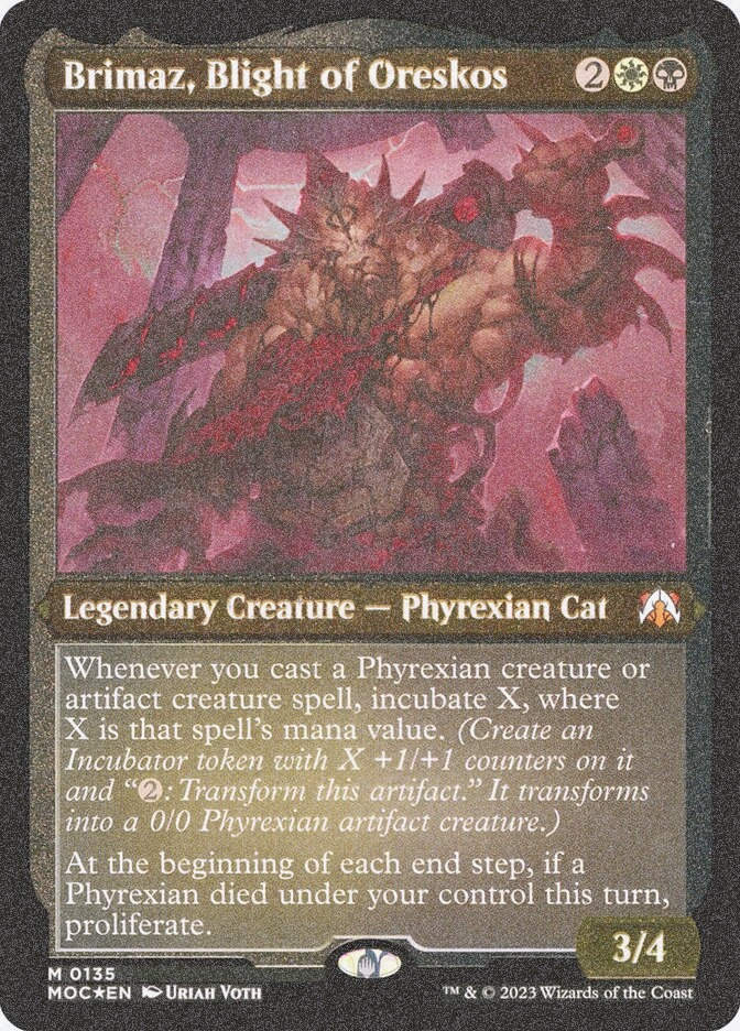 Brimaz, Blight of Oreskos (MOC) (135) / Foil Etched