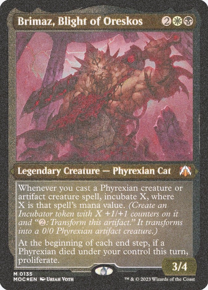 Brimaz, Blight of Oreskos (MOC) (135) / Foil Etched