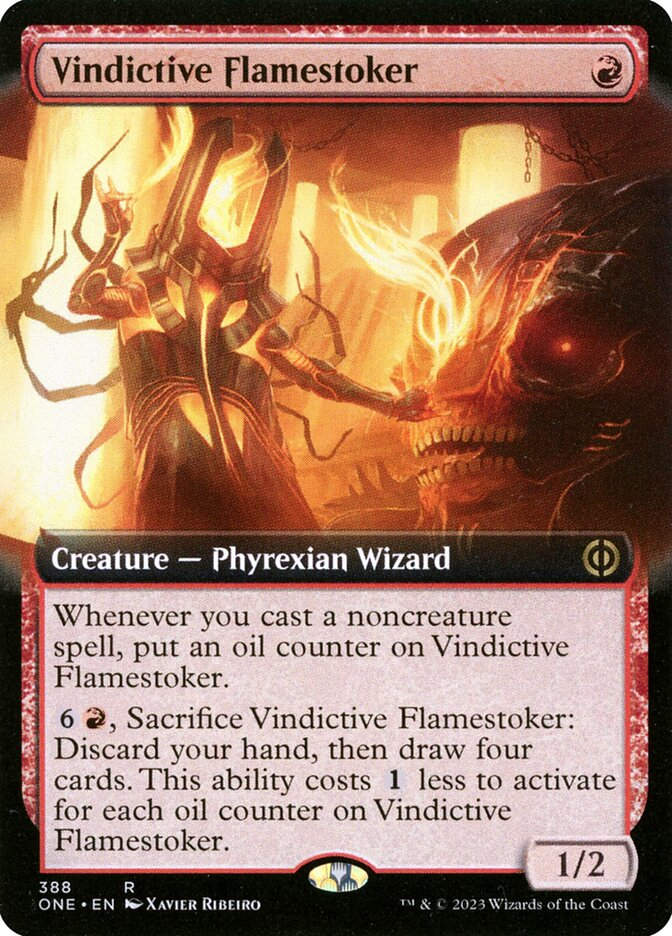 Vindictive Flamestoker (ONE) (388) / Extended Art
