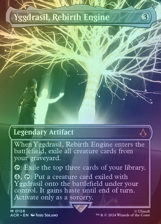 Yggdrasil, Rebirth Engine (ACR) (126) / Borderless / Foil