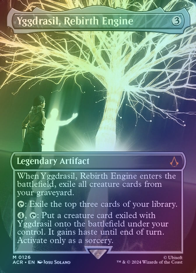 Yggdrasil, Rebirth Engine (ACR) (126) / Borderless / Foil