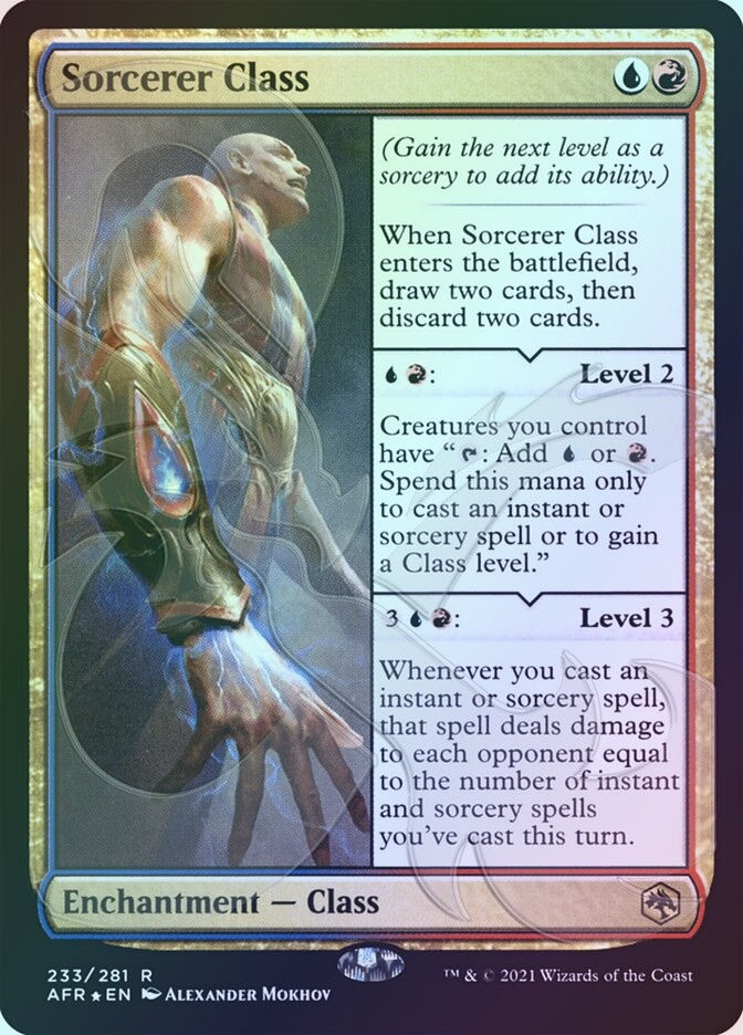 Sorcerer Class (PAFR) (233a) / Embossed Foil