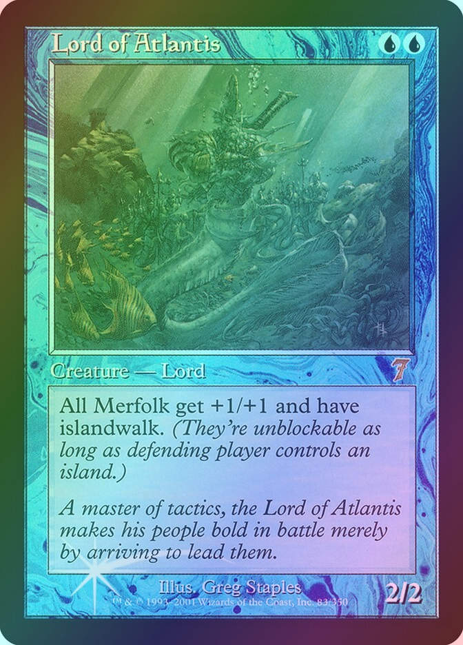 Lord of Atlantis (7ED) (83★) / Foil